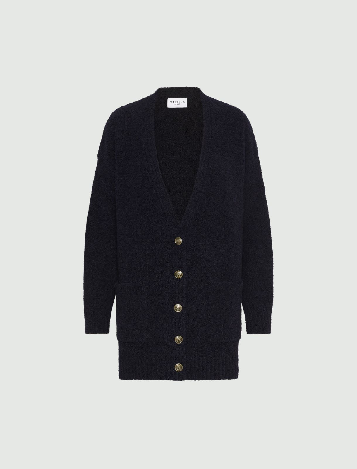 Veste oversize en jersey - BLEU - Marella