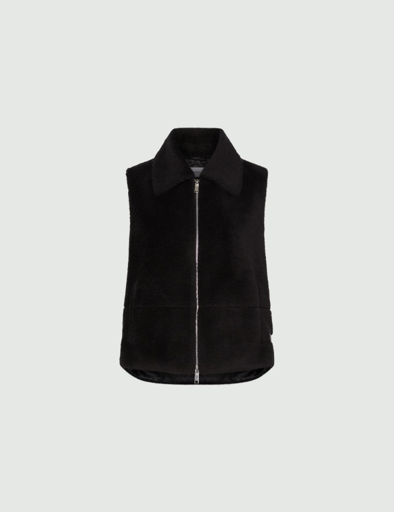 Gilet en laine furry - Marella