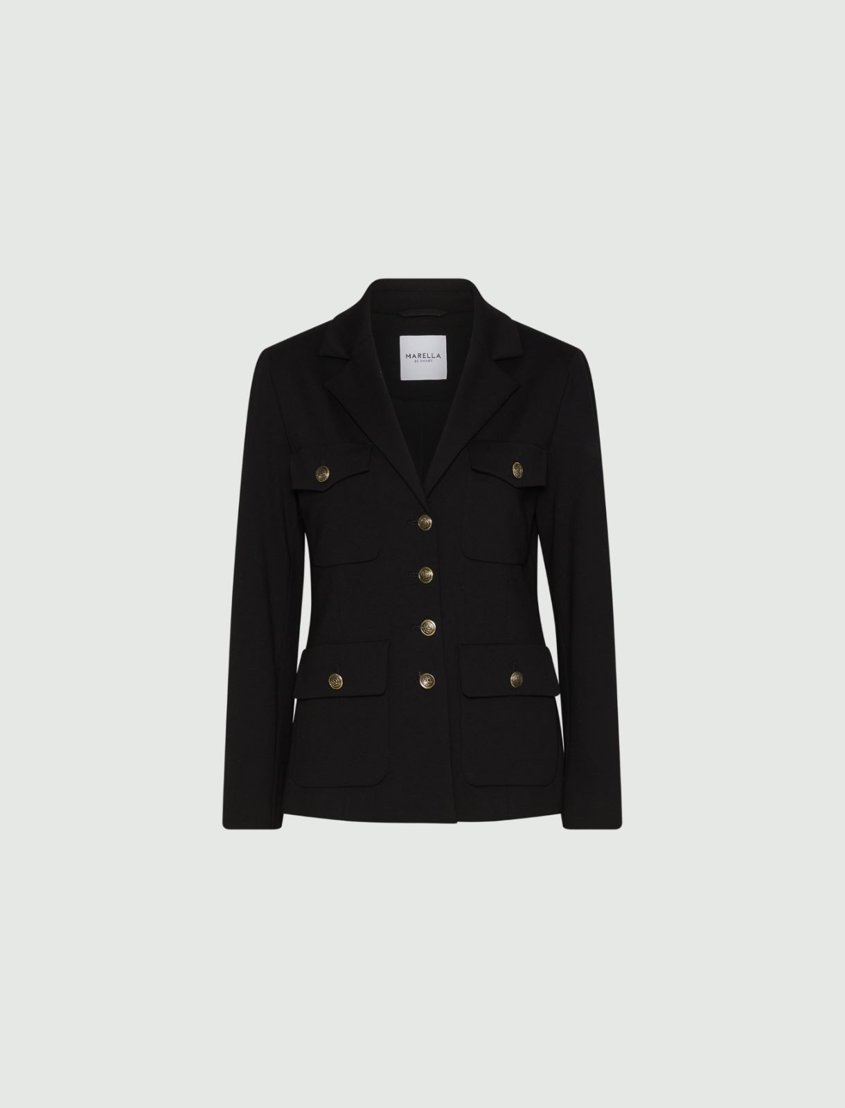 Jersey Saharan jacket - BLACK - Marella