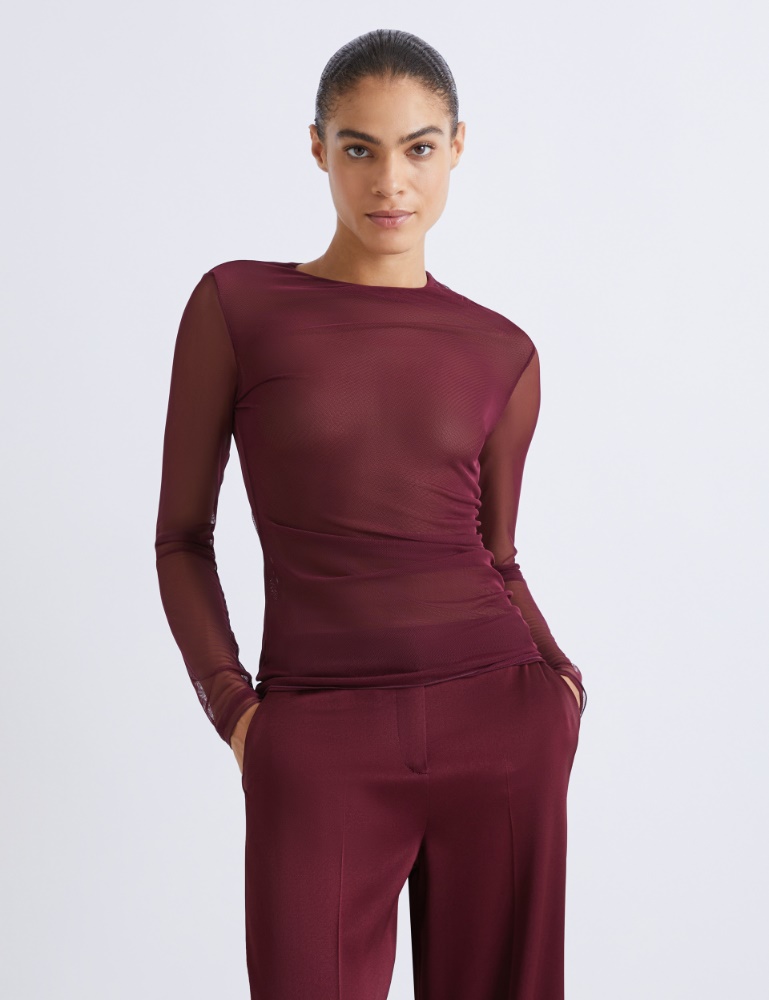 T-shirt en tulle doublé - Marella