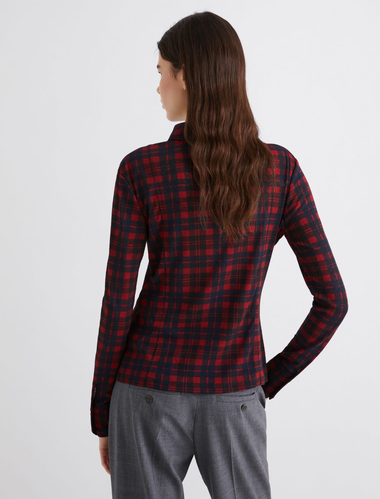 Slim-fit jersey shirt - RED - Marella - 2