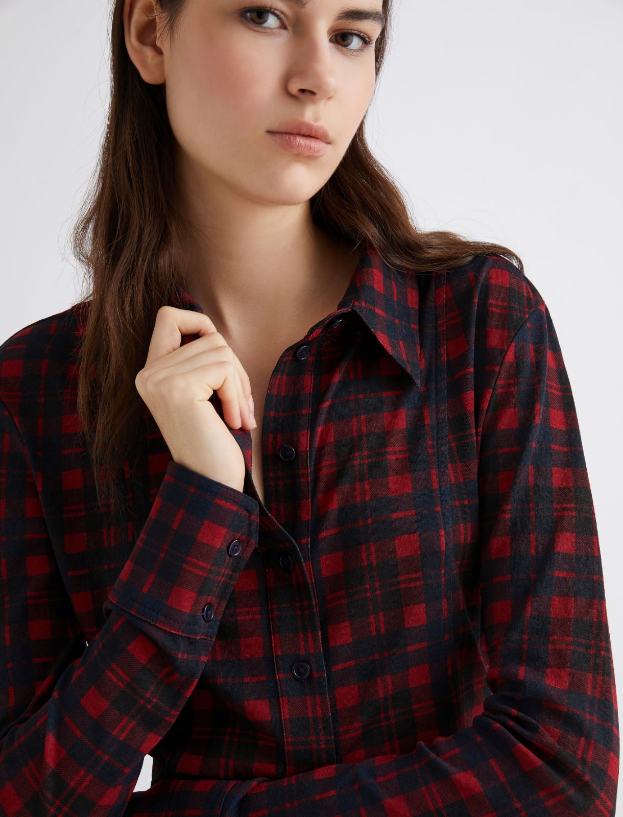 Slim-fit jersey shirt - RED - Marella - 4
