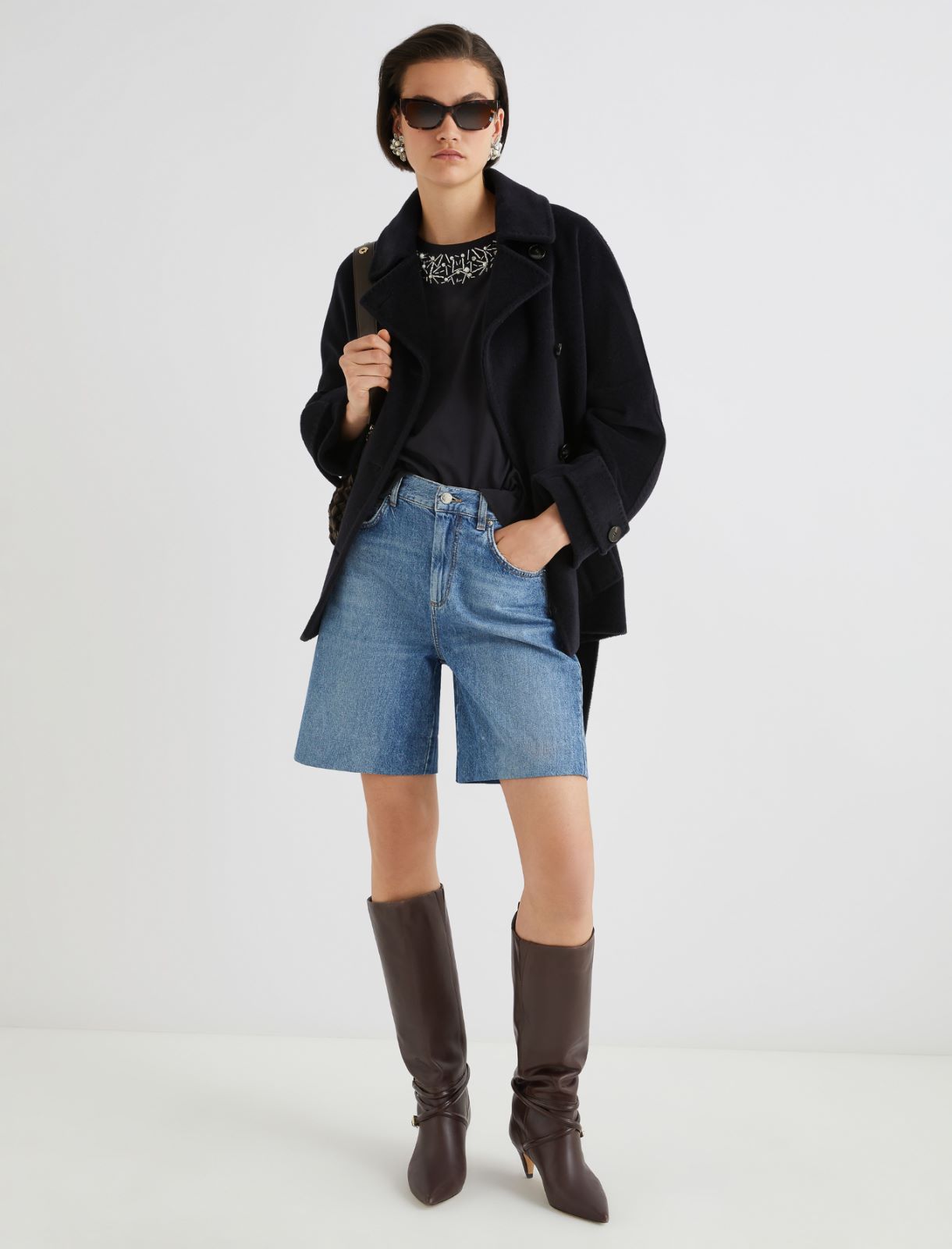 T-shirt avec cristaux - NOIR - Marella - 2