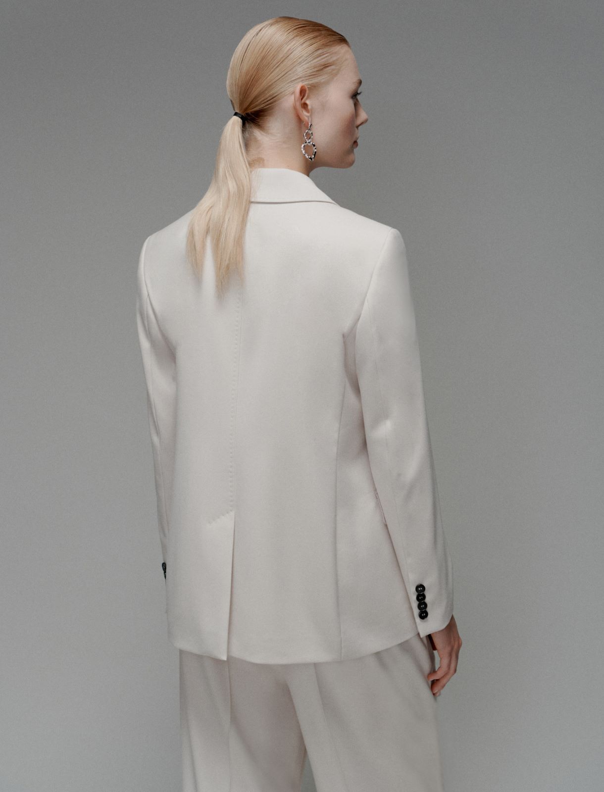 Blazer doppiopetto stretch - ECRU` - Marella - 3