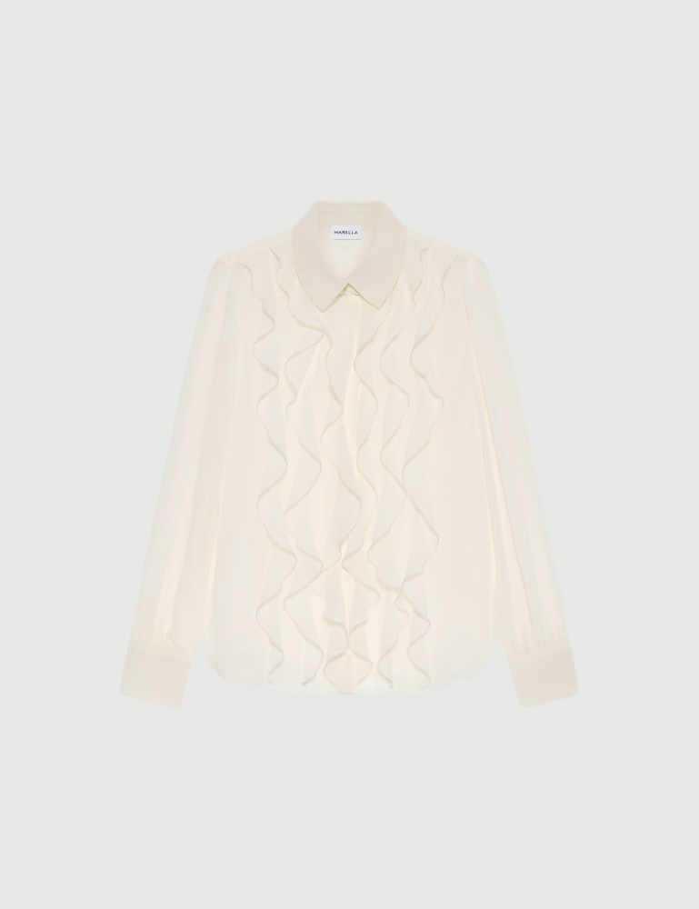 Ruffled georgette shirt - Marella