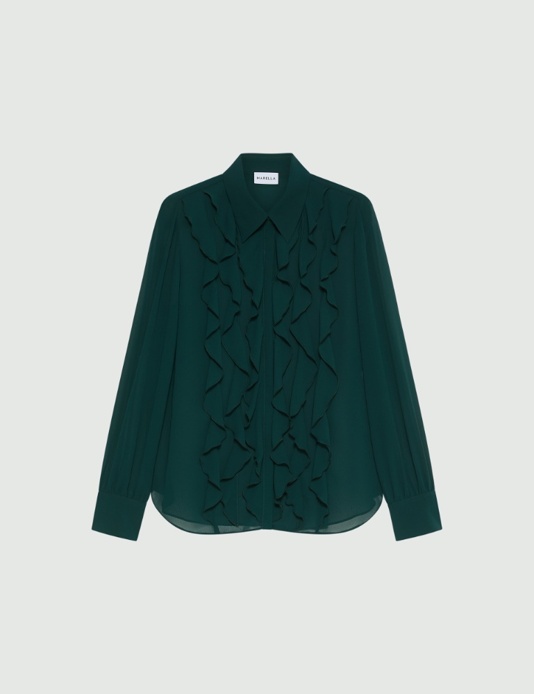 Ruffled georgette shirt - Marella