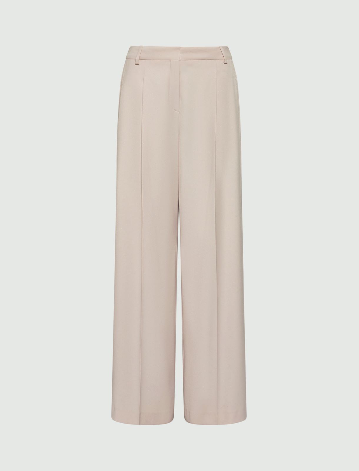 Flowing wide-leg trousers - ECRU - Marella