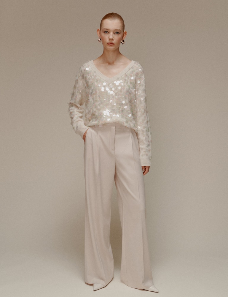 Flowing wide-leg trousers - Marella