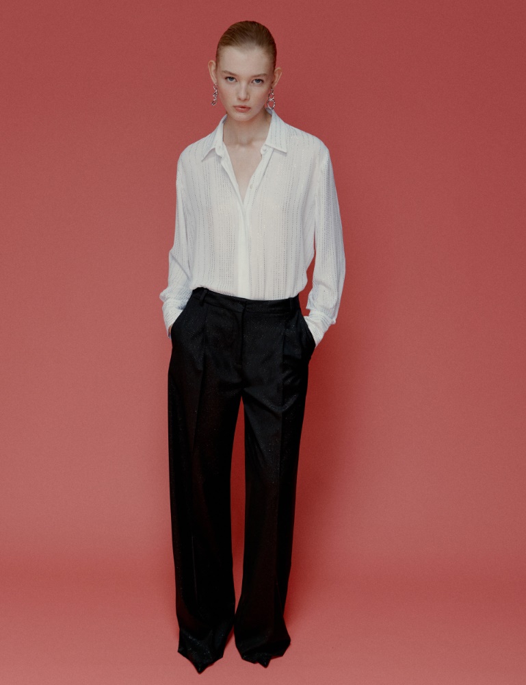 Flowing wide-leg trousers - Marella
