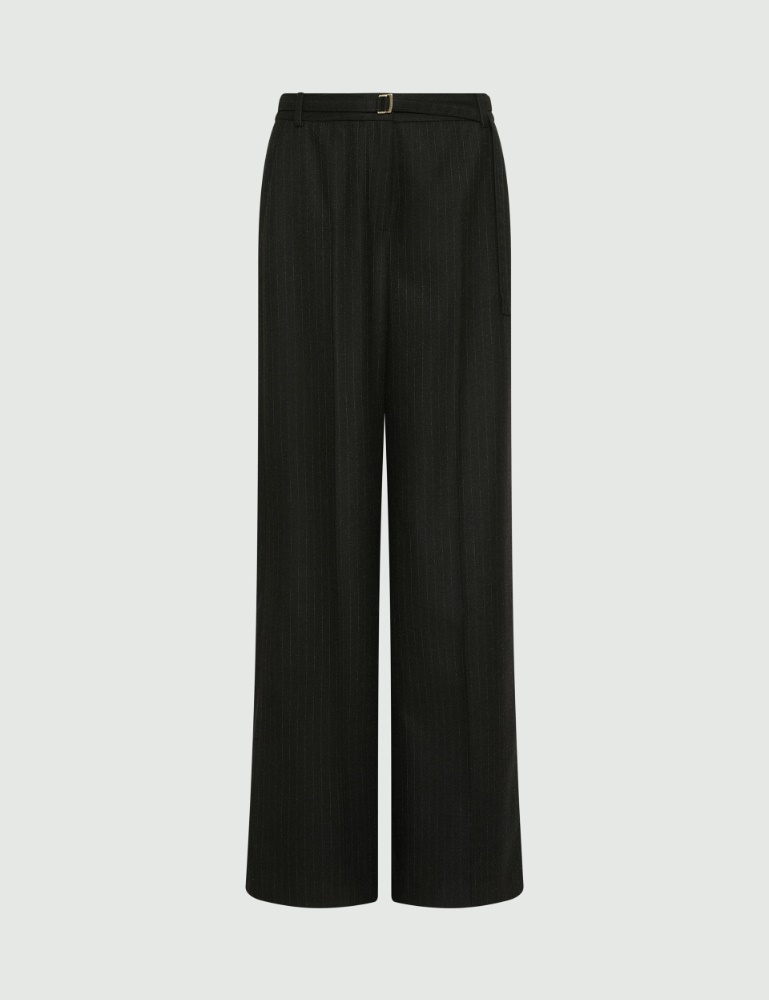 Flannel wide-leg trousers - Marella