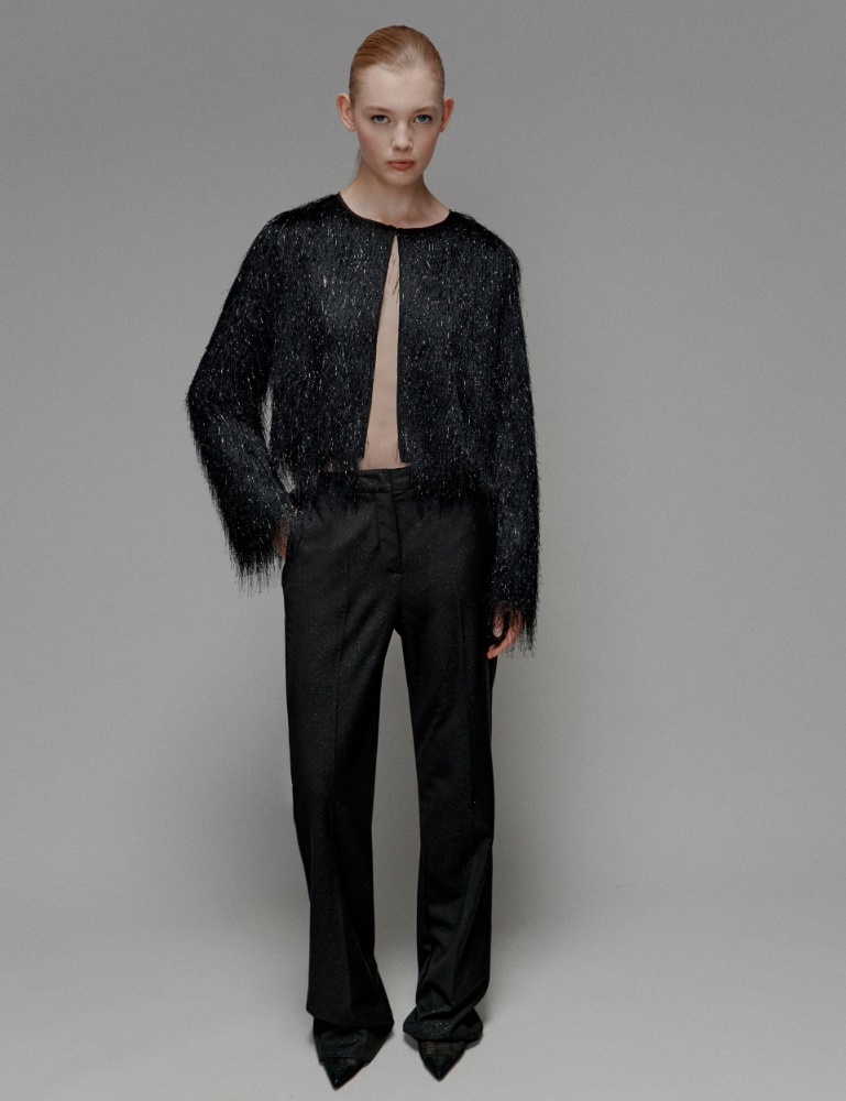 Flared stretch viscose trousers - Marella