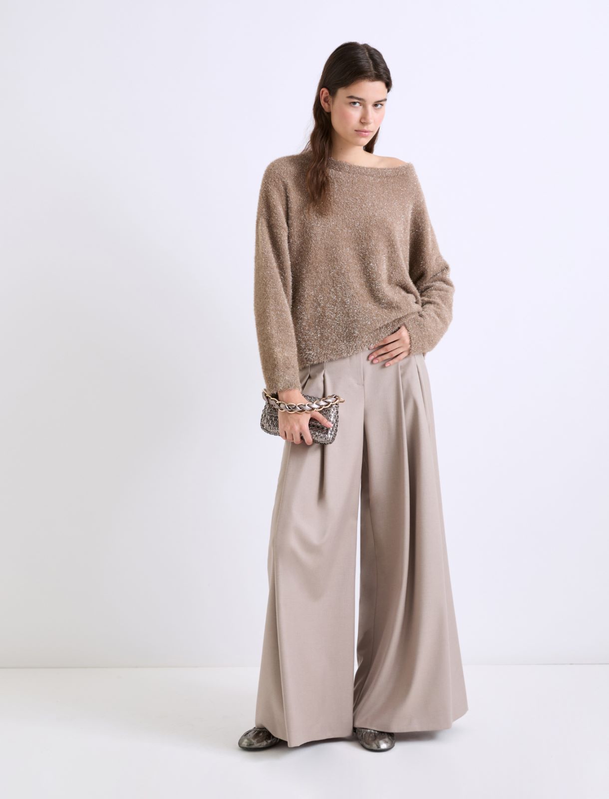 Stretch wide-leg trousers - ROPE - Marella - 2