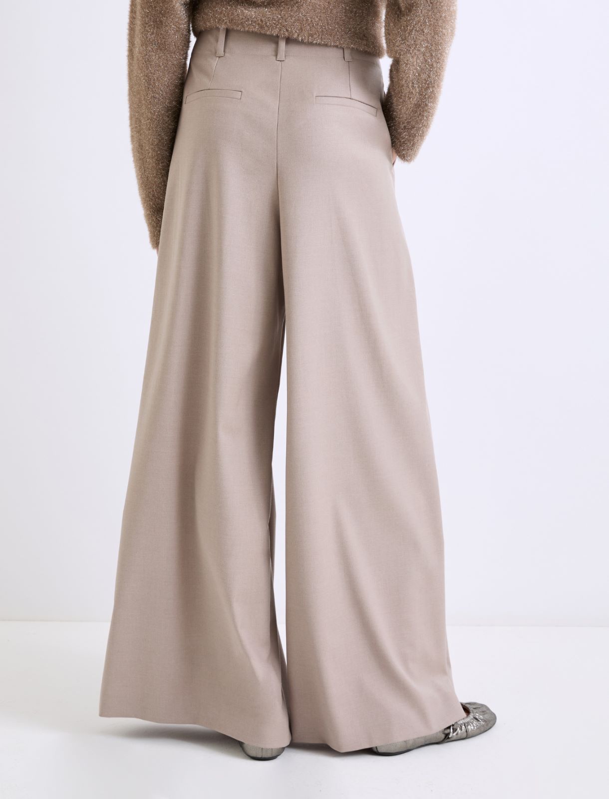Stretch wide-leg trousers - ROPE - Marella - 3