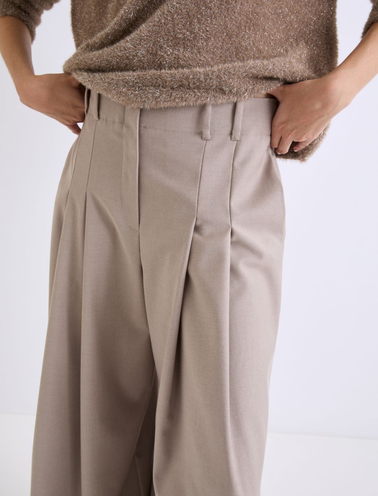 Stretch wide-leg trousers - ROPE - Marella - 5