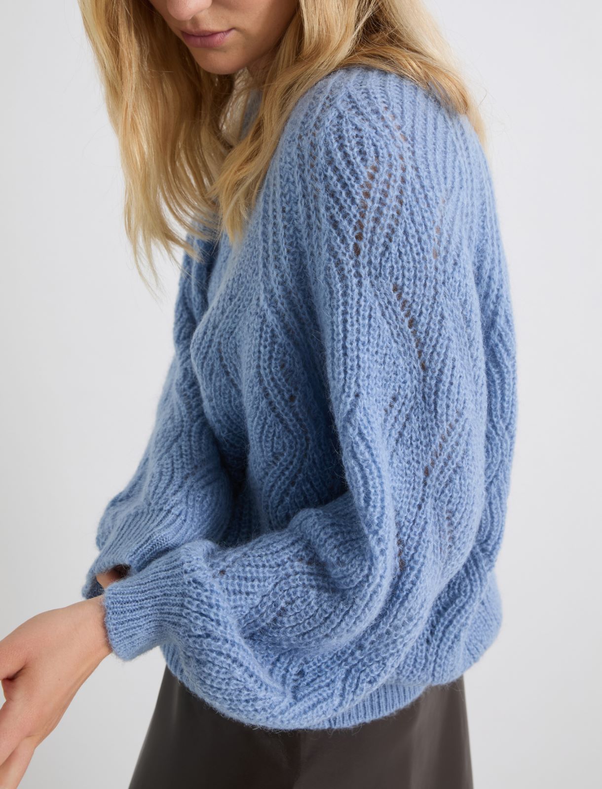 Jersey de mezcla de alpaca - AZUL - Marella - 5