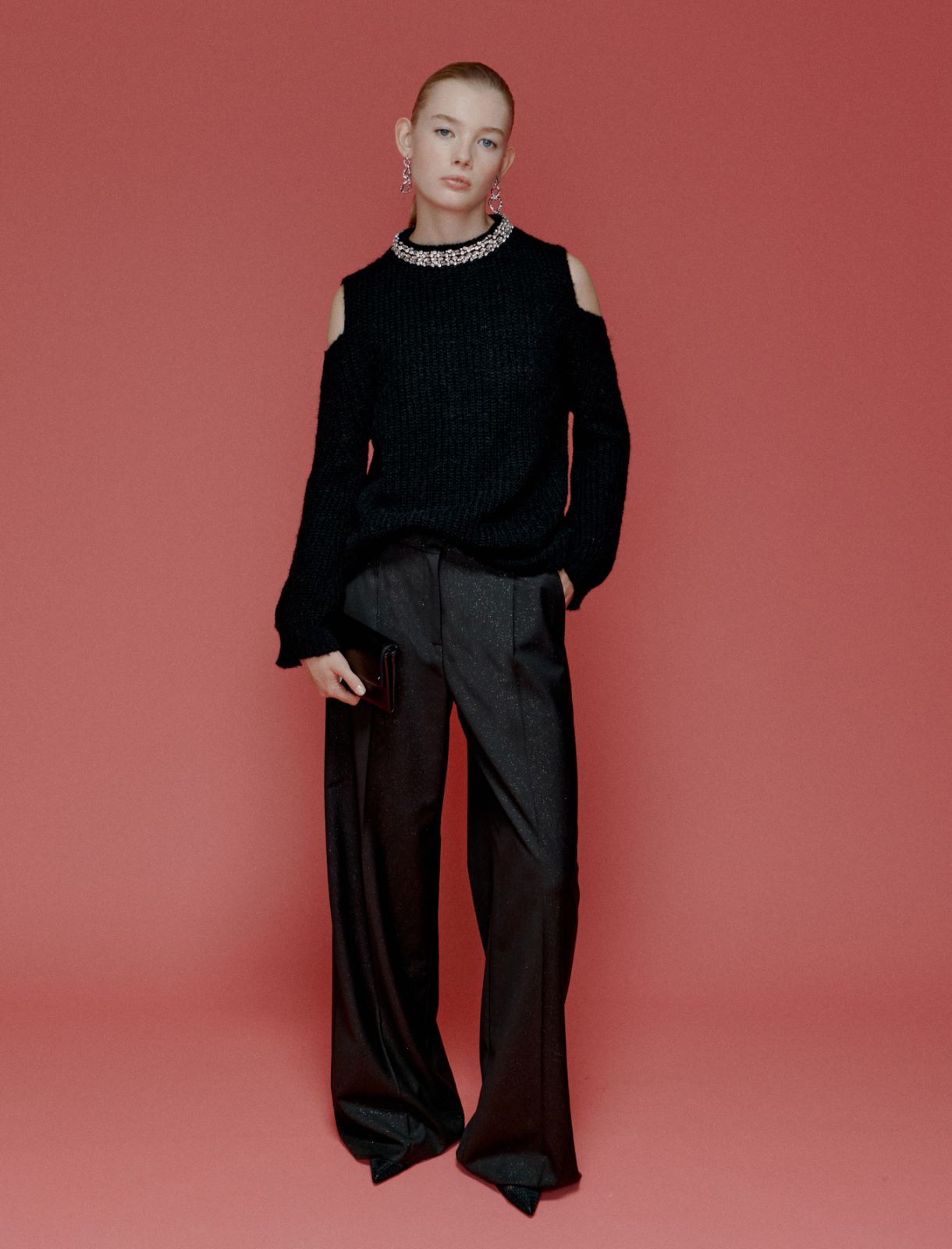 Maglia con cut out - NERO - Marella - 2