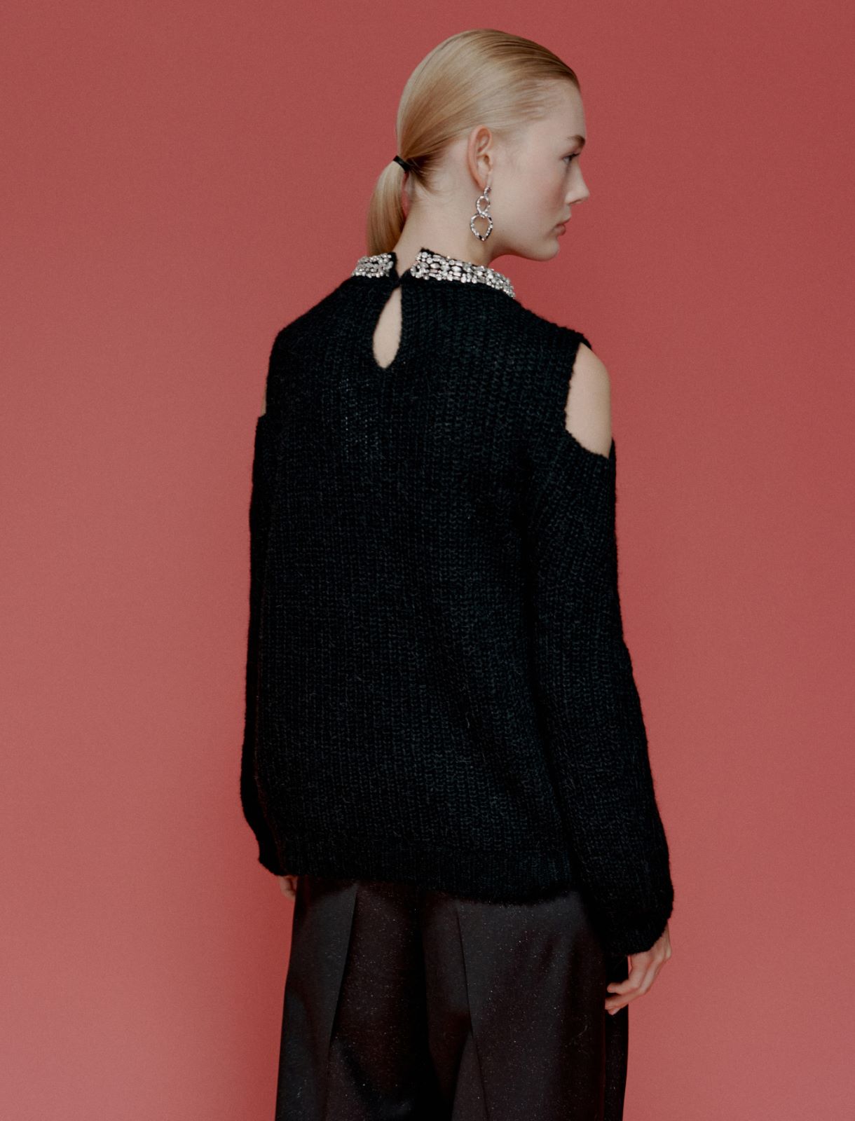 Maglia con cut out - NERO - Marella - 3