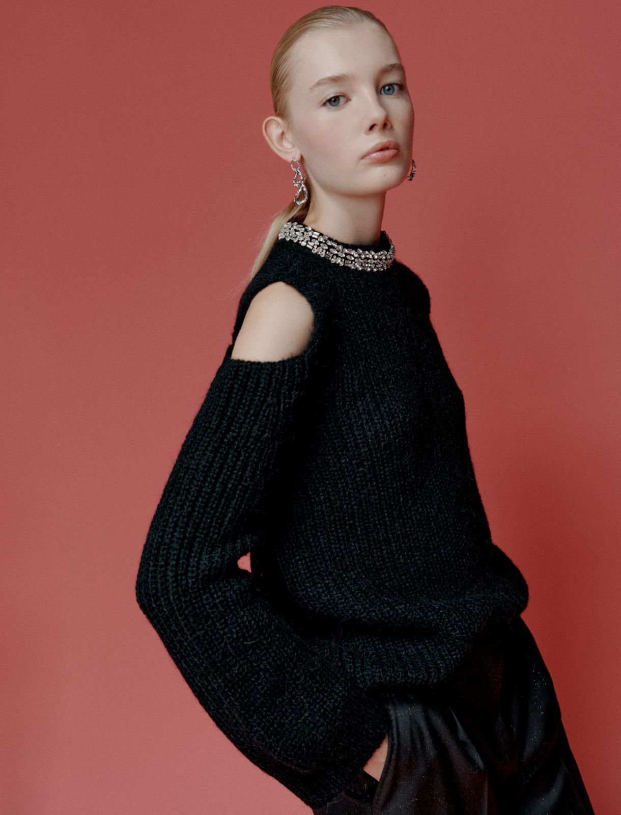 Maglia con cut out - NERO - Marella - 4