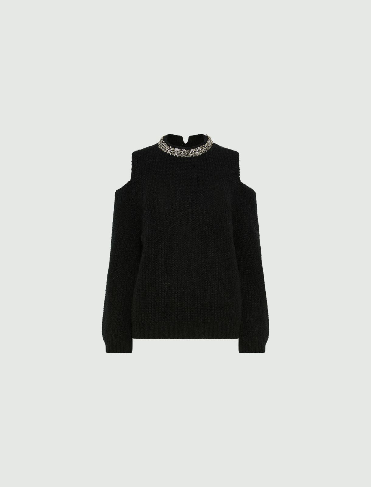 Maglia con cut out - NERO - Marella