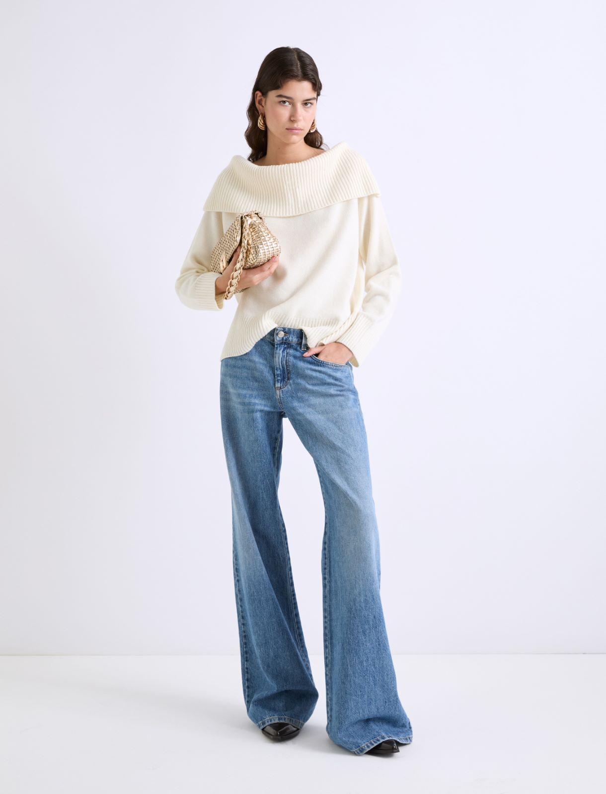 Superfine merino sweater - CREAM - Marella - 2