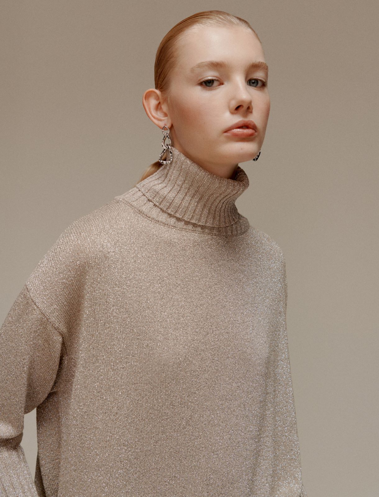 Lurex-embellished oversized sweater - BUCK - Marella - 5