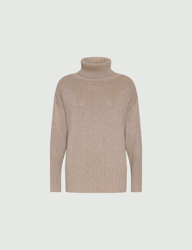 Lurex-embellished oversized sweater - Marella