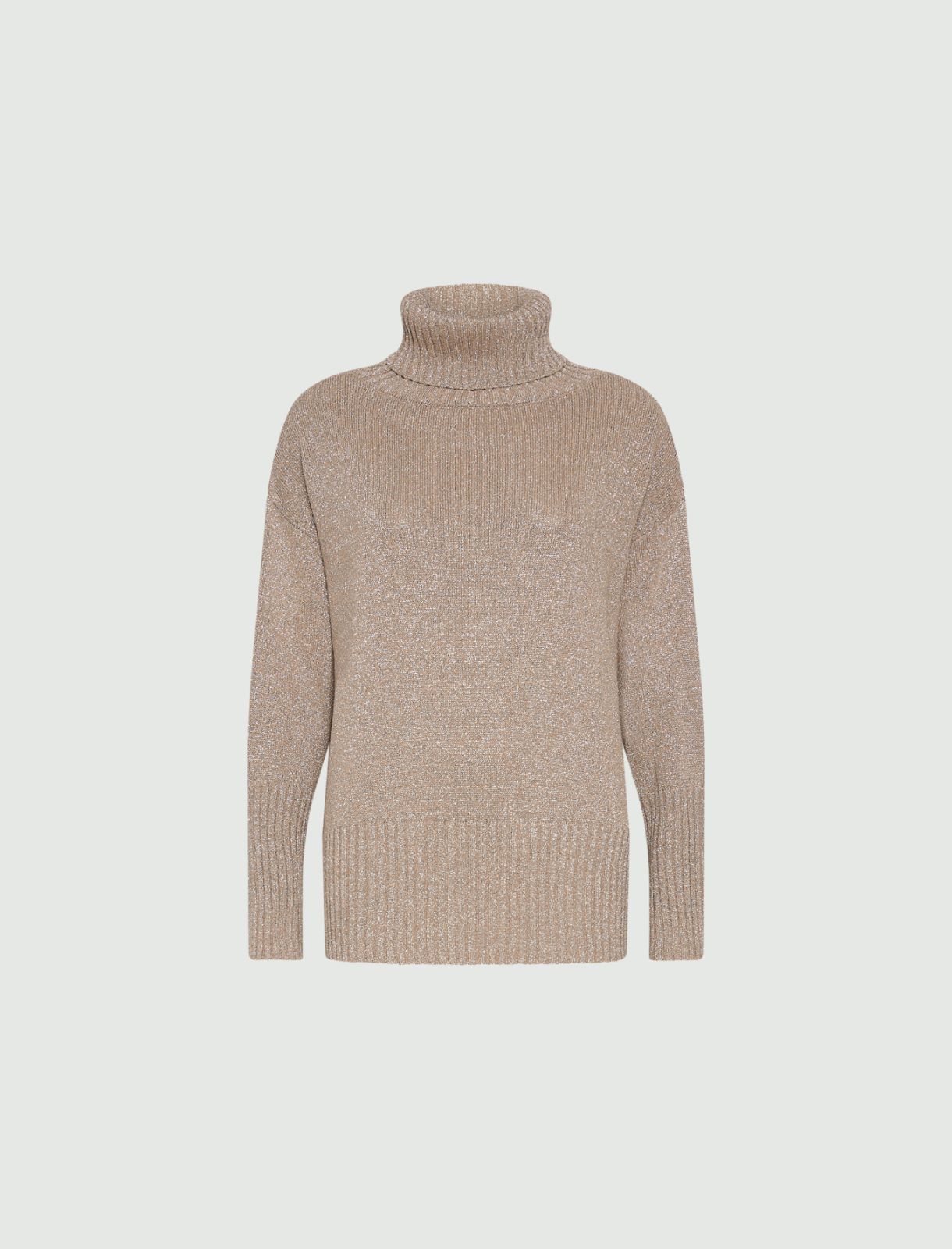 Lurex-embellished oversized sweater - BUCK - Marella