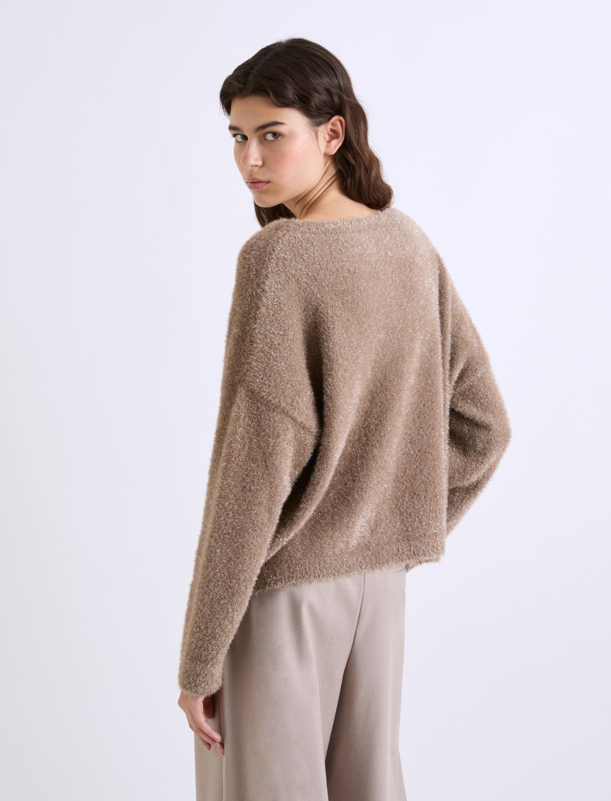 Straight-fit sweater - COGNAC - Marella - 3