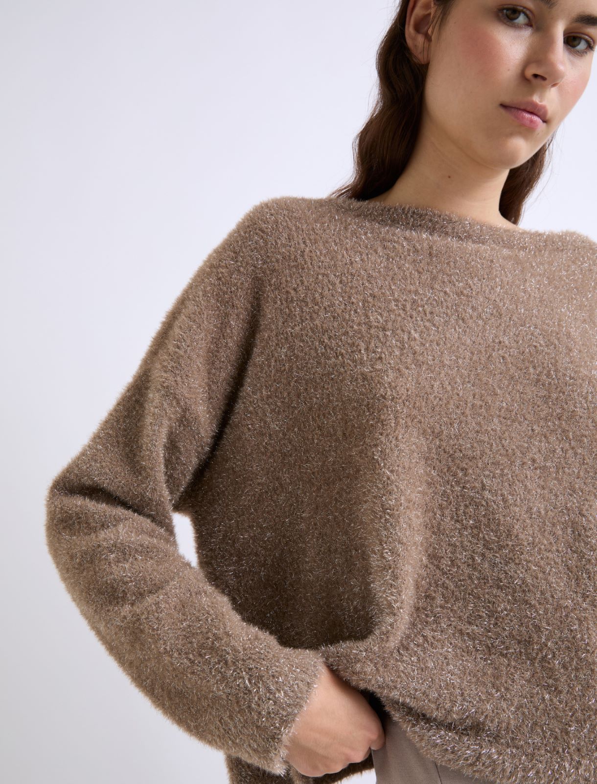 Straight-fit sweater - COGNAC - Marella - 5