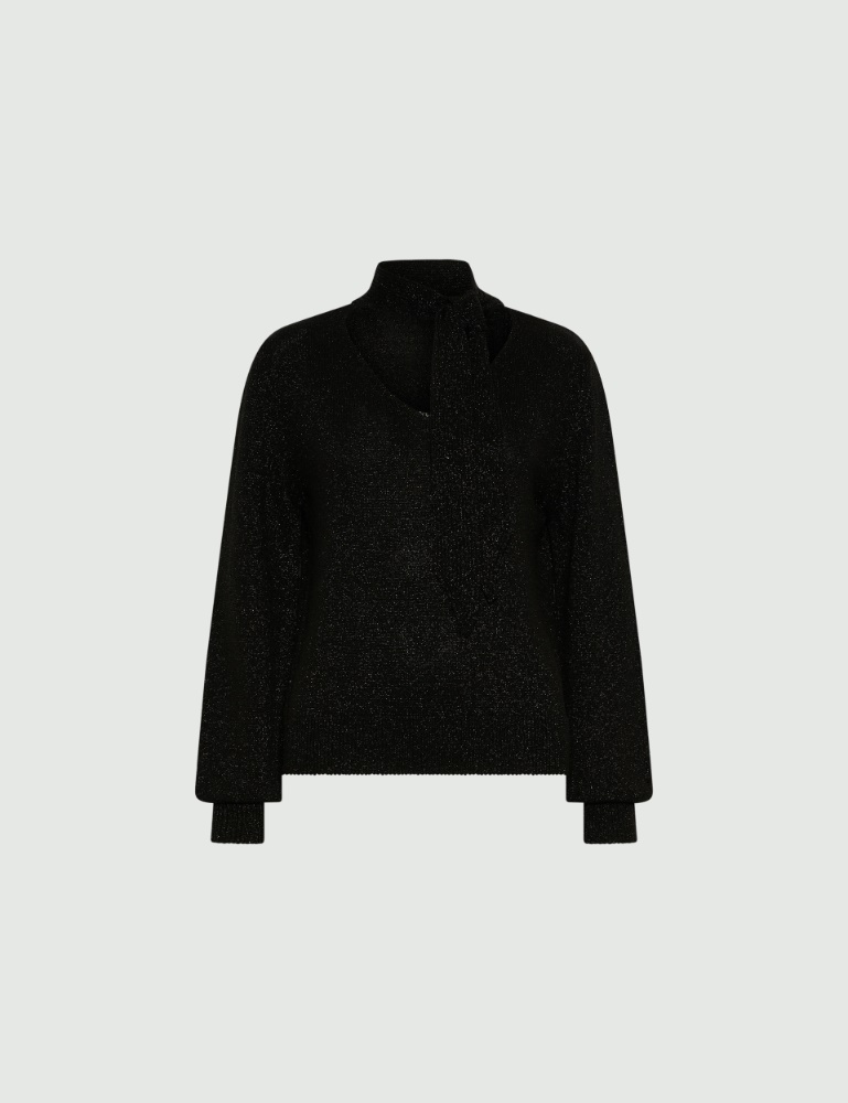 Pullover mit Lurex und Schluppe - Marella