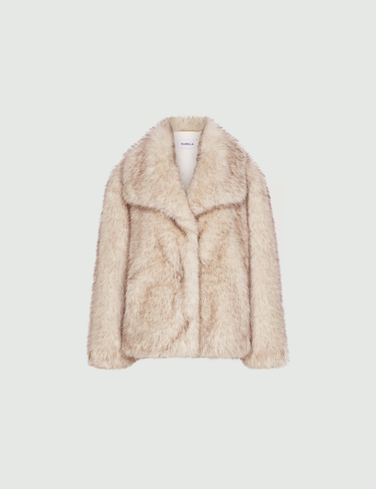 Cazadora oversize de tejido peludo - Marella