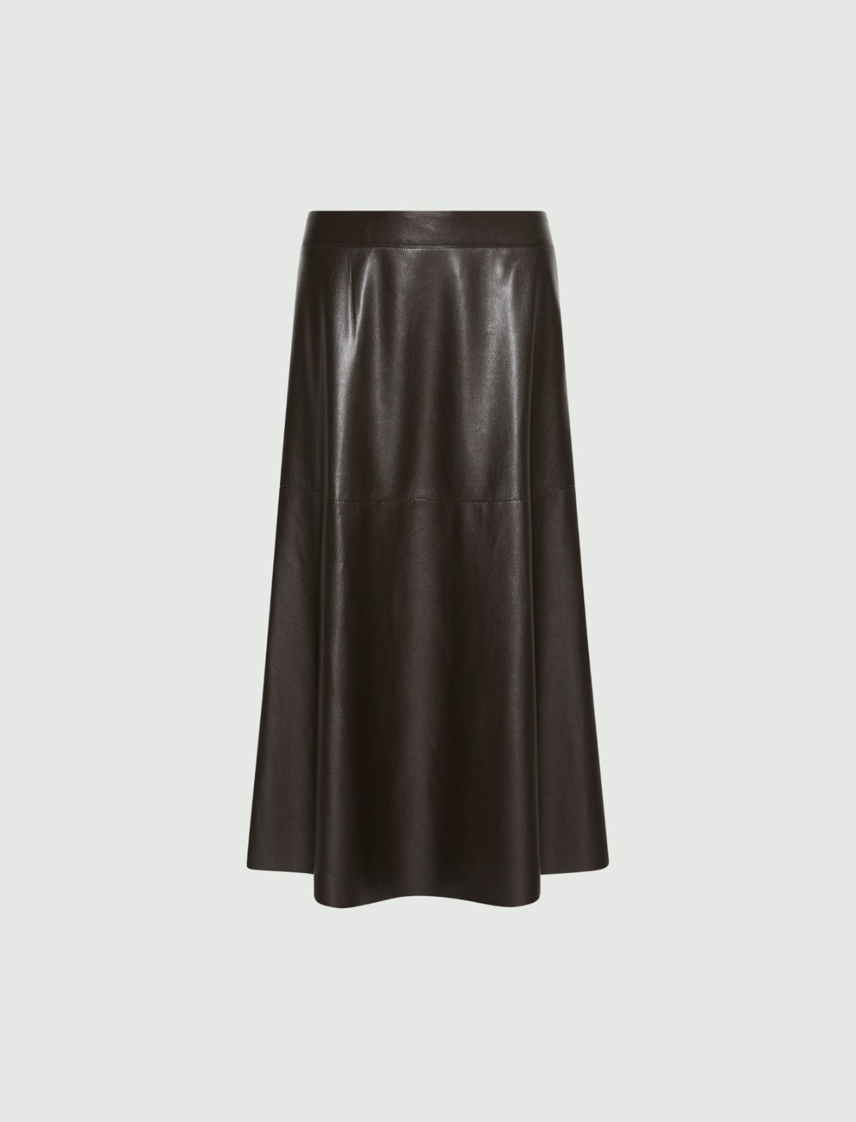 Midi skirt - DARK BROWN - Marella
