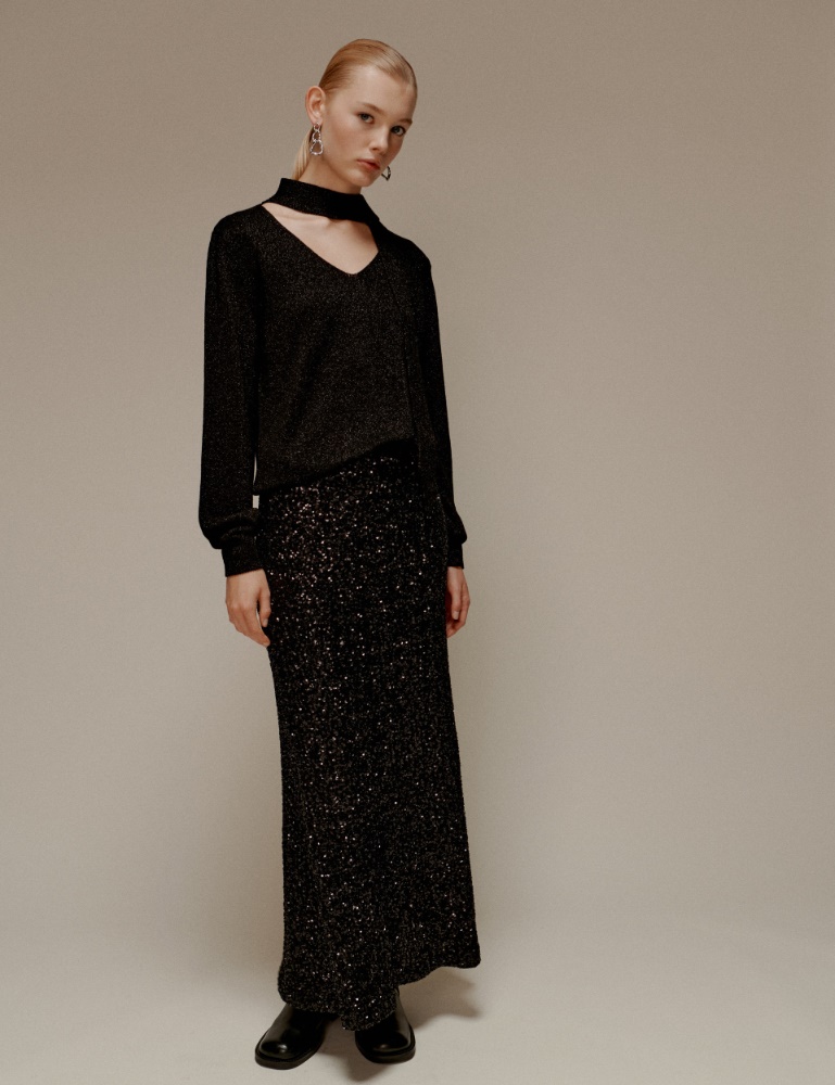 Sequinned midi skirt - Marella