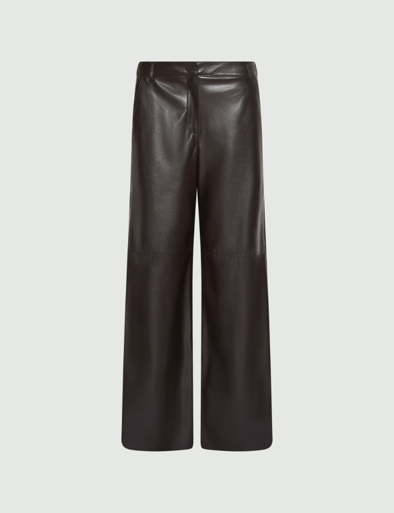 Coated jersey wide-leg trousers - Marella