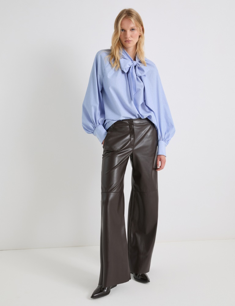 Coated jersey wide-leg trousers - Marella
