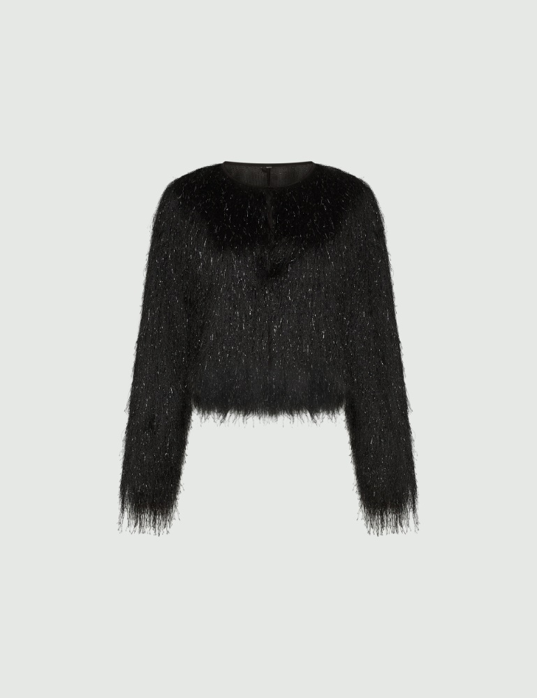 Fringed jersey cardigan - Marella