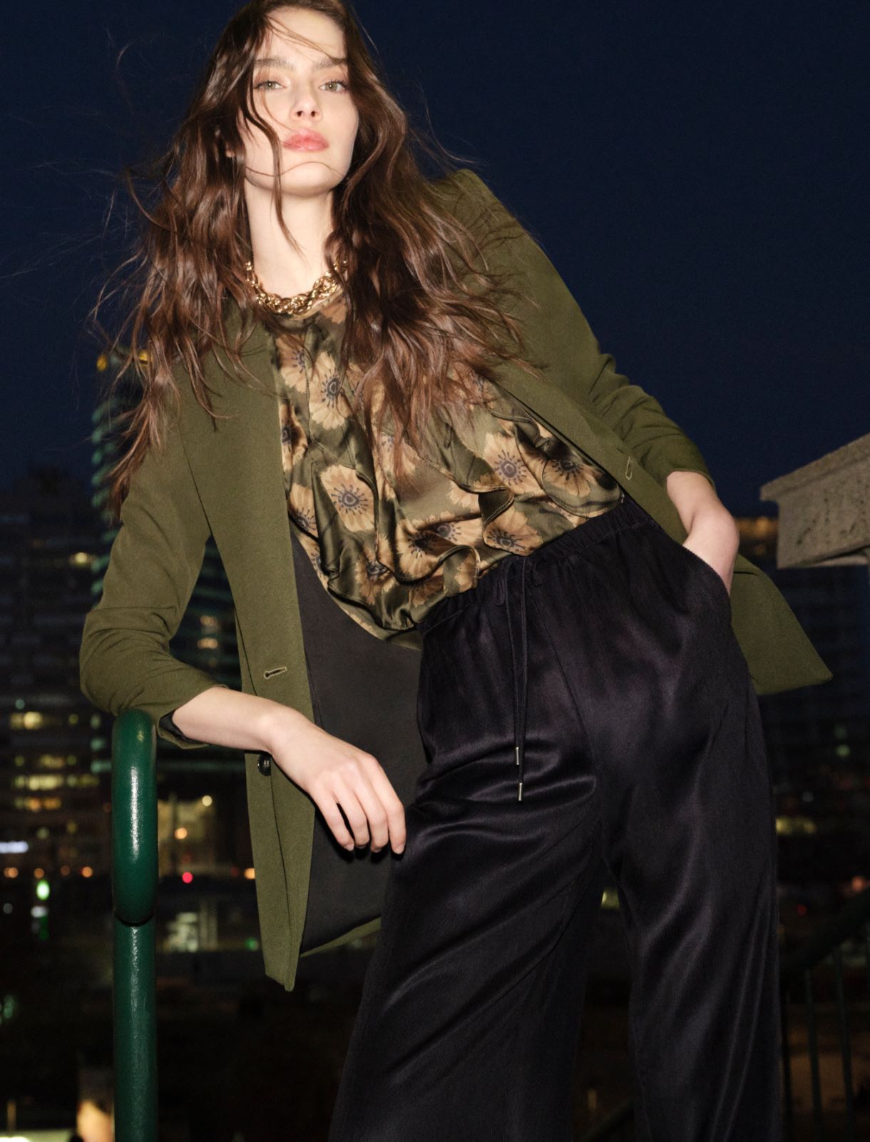 Chemise ruchée - VERT - Marella - 5