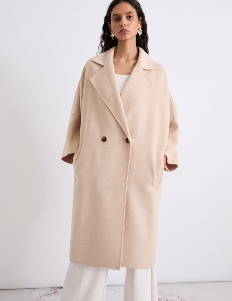 Oversized double cloth coat - Marella