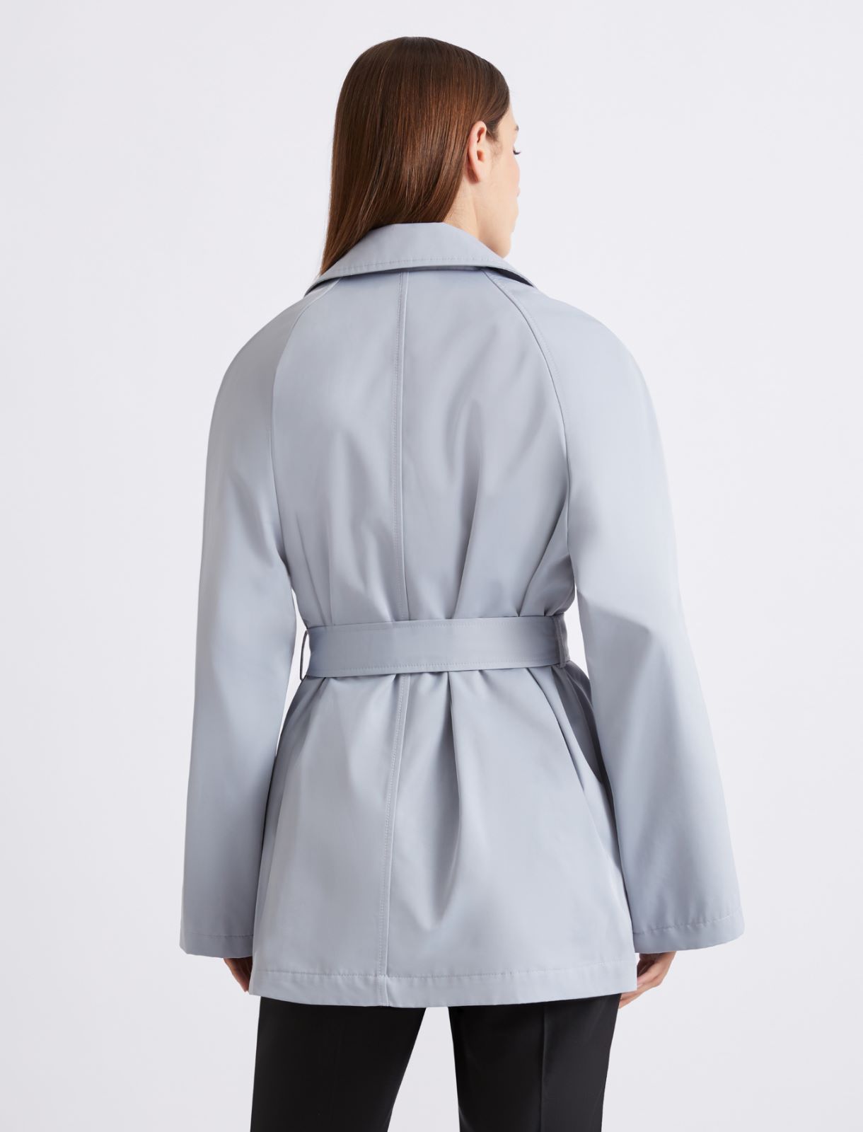 Trench en coton technique - AZURE - Marella - 3