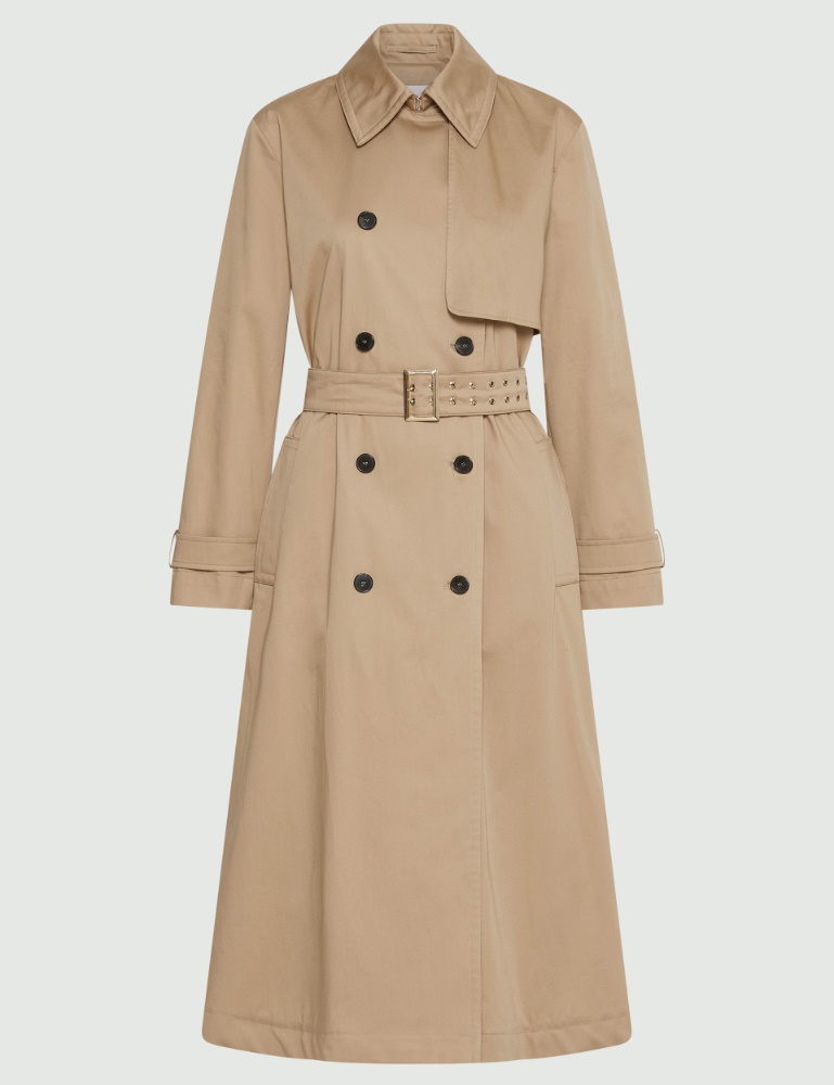 Cotton satin trench coat - Marella