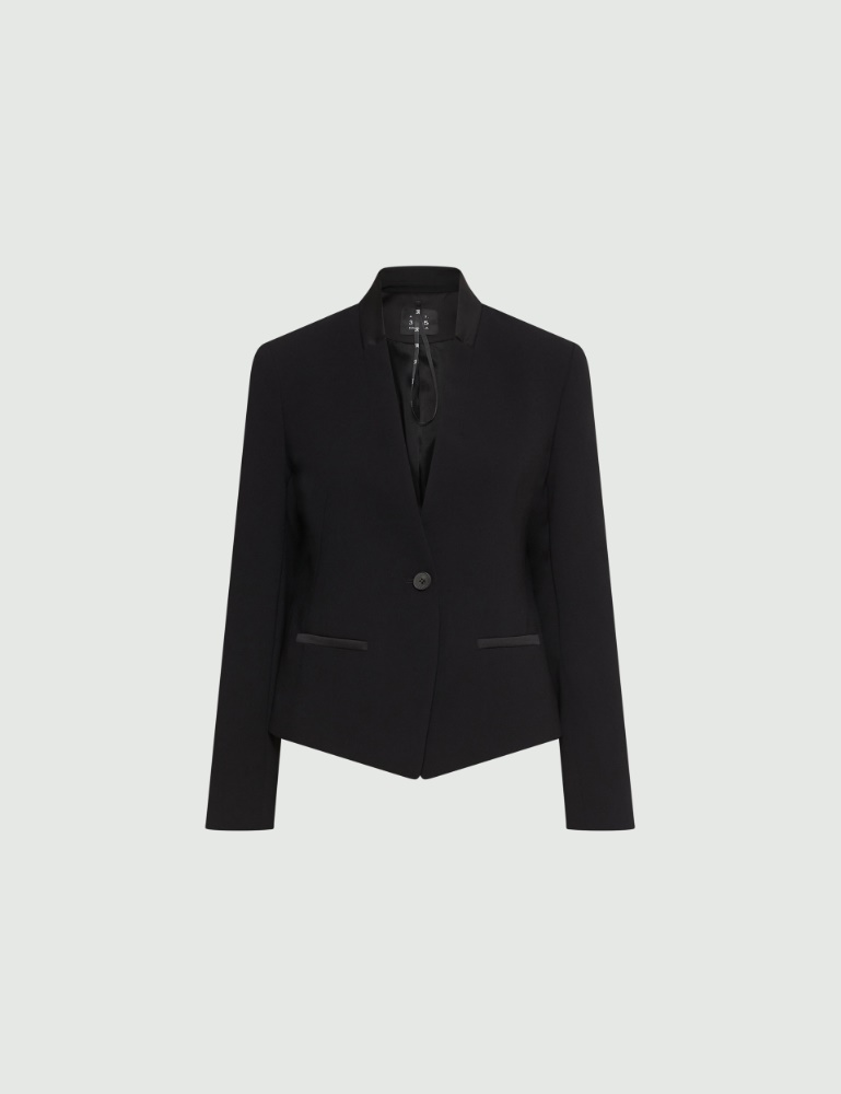 Kurzer Blazer aus Envers-Satin - Marella