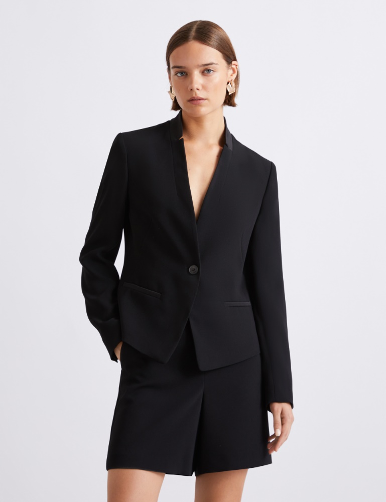 Kurzer Blazer aus Envers-Satin - Marella