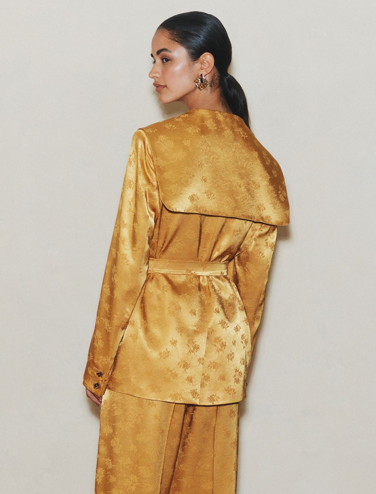 Blazer en viscose jacquard - SAFRAN - Marella - 3