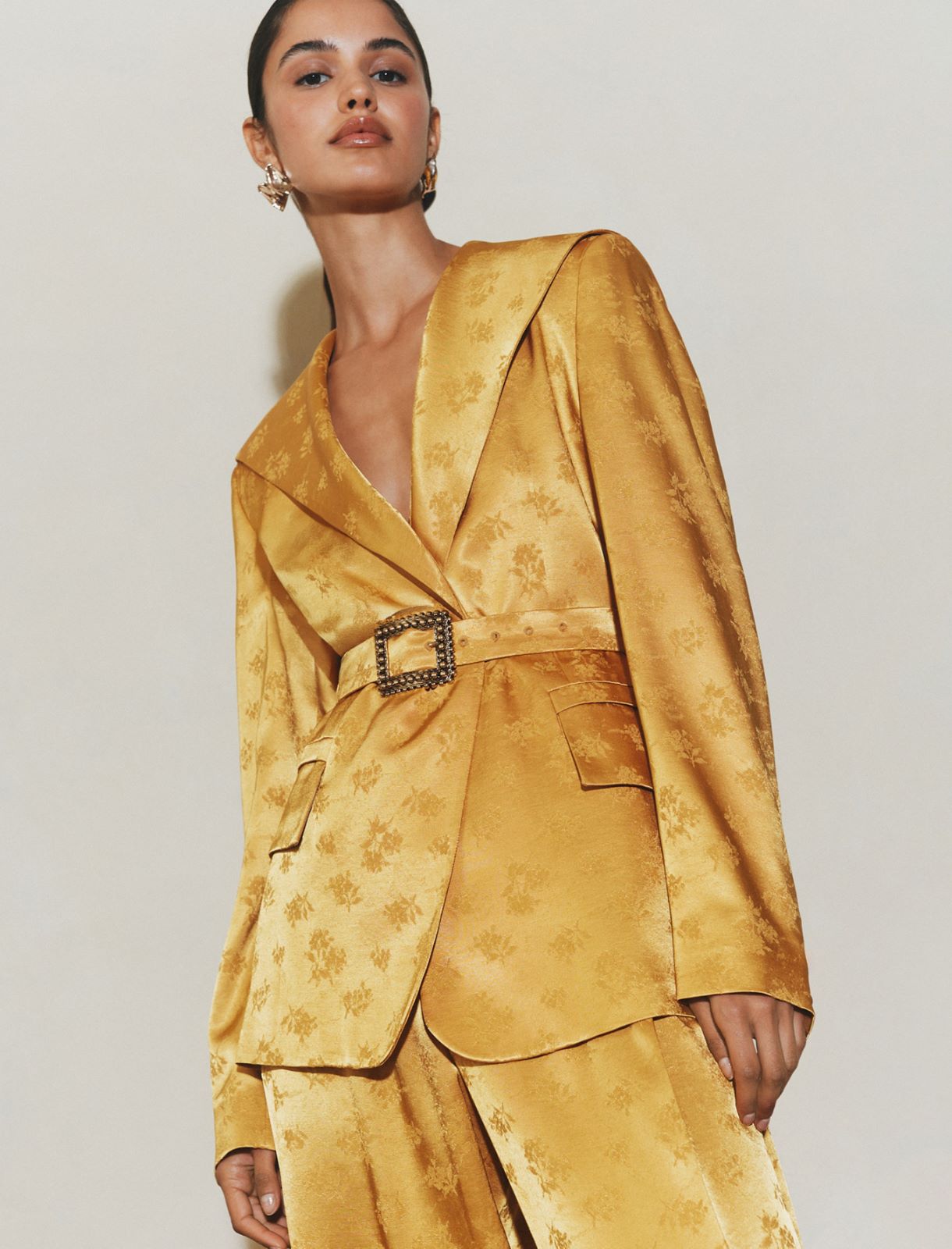 Blazer en viscose jacquard - SAFRAN - Marella - 4