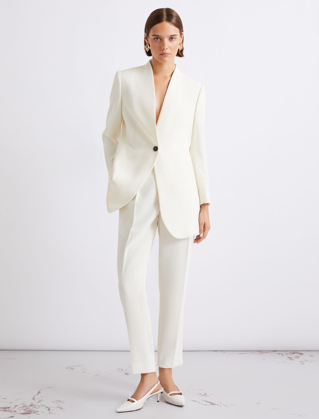 Langer Blazer aus Envers-Satin - WOLLWEIB - Marella - 2