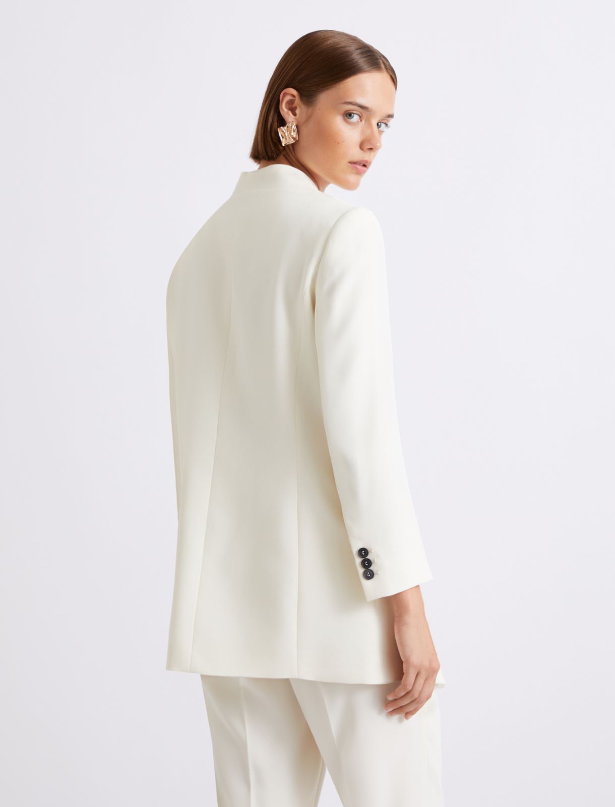 Langer Blazer aus Envers-Satin - WOLLWEIB - Marella - 3