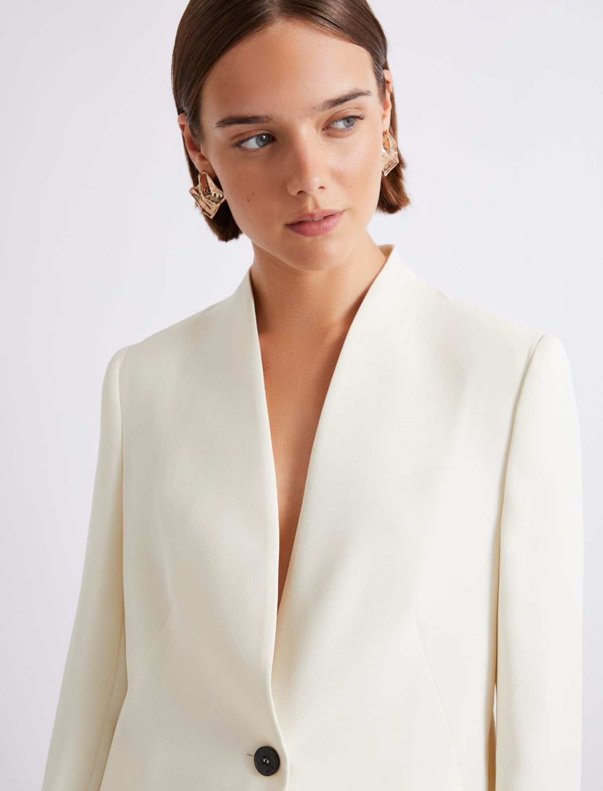 Langer Blazer aus Envers-Satin - WOLLWEIB - Marella - 5