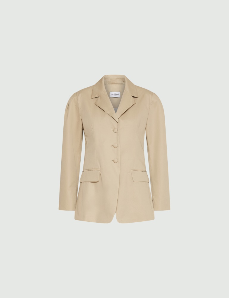 Structured gabardine blazer - Marella