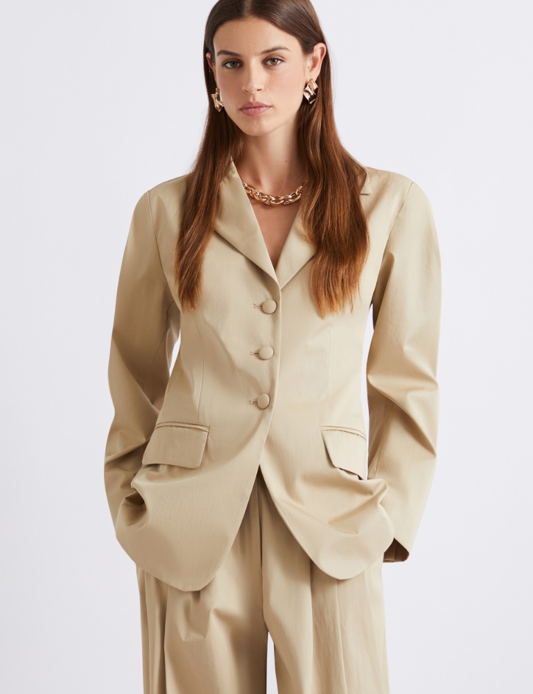 Structured gabardine blazer - Marella
