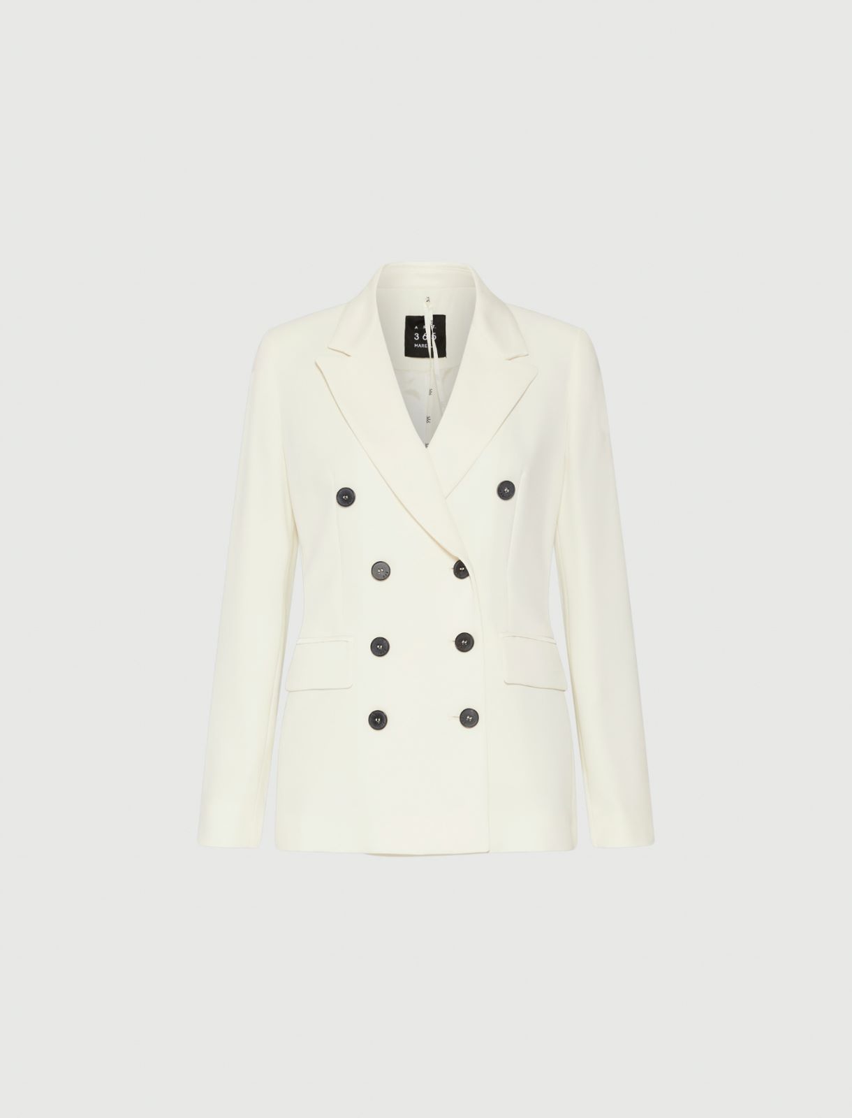 Zweireihiger Blazer aus Envers-Satin - WOLLWEIB - Marella